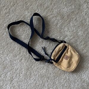 Brixton Tan and Black Belt Bag